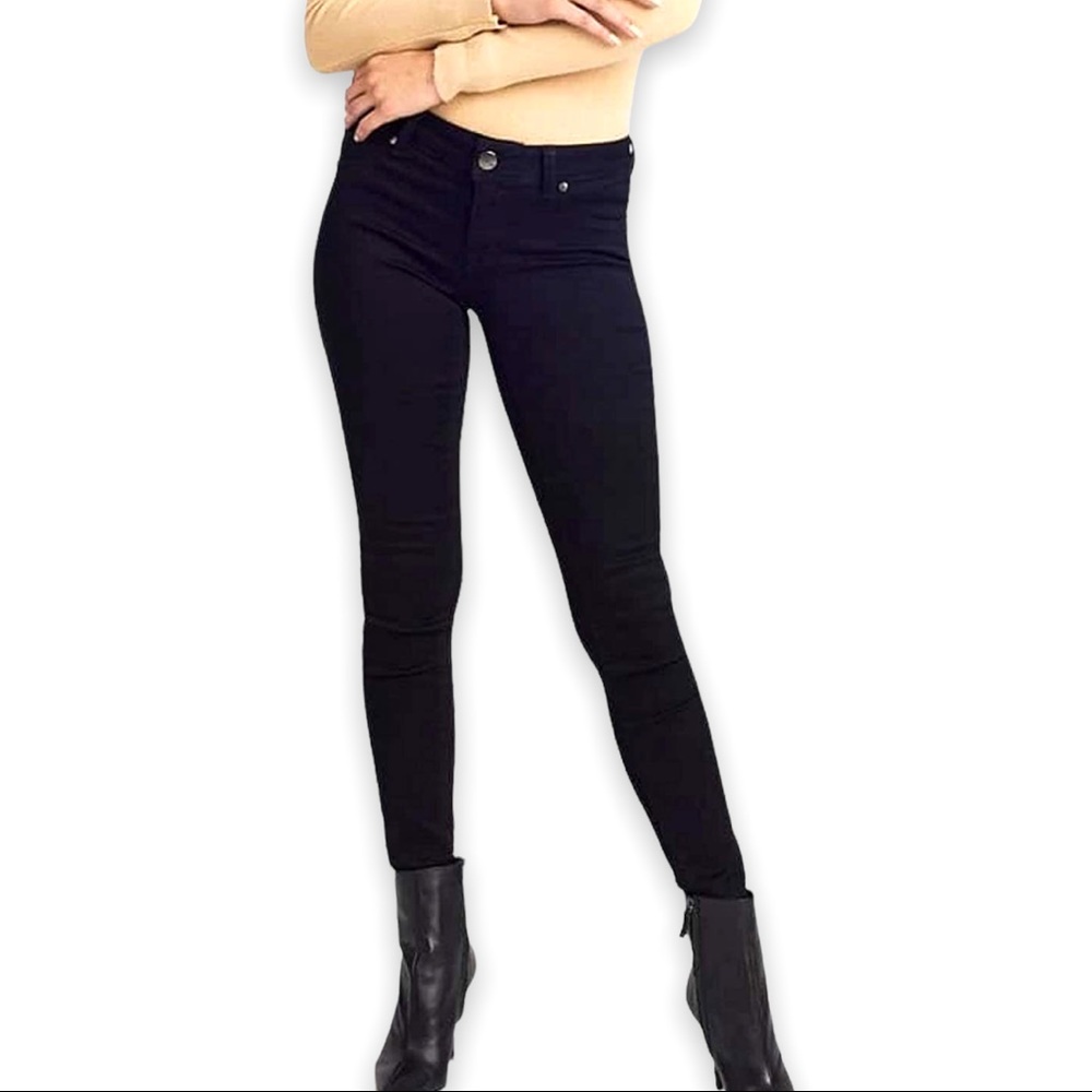 1822 Butter Denim Mid-Rise Black Jeans Size 31, 30” inseam NWT